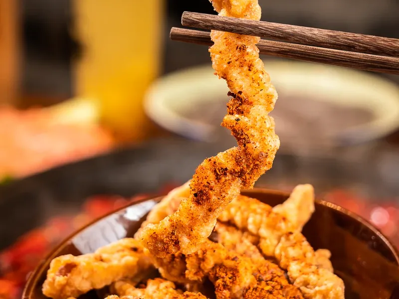 现炸酥肉